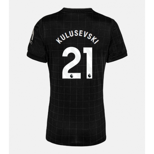 Billige Fotballdrakt Tottenham Hotspur Dejan Kulusevski #21 Replika Bortedrakt Dame 2025-26 Kortermet Billige Fotballdrakt Tottenham Hotspur Dejan Kulusevski #21 Replika Bortedrakt Dame 2025-26 Kortermet